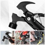 12-in-1 Hammer Multitool for Camping and Emergencies
