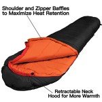 Bessport Warm Mummy Sleeping Bag for Cold Weather