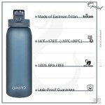 Opard 850ml BPA-Free Sports Water Bottle - Blue