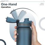 Opard 850ml BPA-Free Sports Water Bottle - Blue