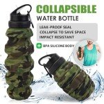 Collapsible 18oz Water Bottle for Travel and Outdoors