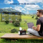 Portable Solar Generator with Panel for Emergencies