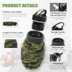 Collapsible 18oz Water Bottle for Travel and Outdoors