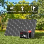 Portable Solar Generator with Panel for Emergencies