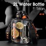 TKK 64 Oz BPA-Free Half Gallon Water Bottle