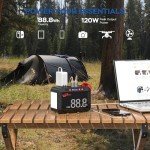 Portable Solar Generator with Panel for Emergencies