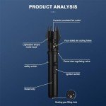Windproof Blue Flame Lighter for Emergencies