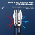 Windproof Blue Flame Lighter for Emergencies