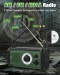 Multi-Purpose Emergency Solar Hand Crank Radio