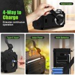 Hand Crank NOAA Weather Radio with Flashlight