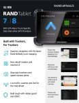7-Inch Rand McNally Tablet with GPS and Alerts