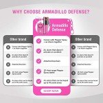 Pepper Spray and Alarm Keychain Bundle (Pink)