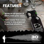 Bear Pepper Spray with Holster for Outdoor Safety