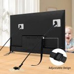 Heavy-Duty Adjustable TV Safety Straps - 2 Pack