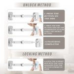 Anti-Tip Furniture Anchors for Baby Proofing - 2 Pack