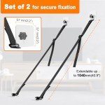 Adjustable Anti-Tip Furniture Safety Straps - 2 Pack