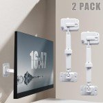 Anti-Tip Furniture Anchors for Baby Proofing - 2 Pack