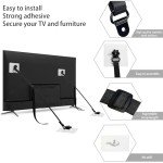 Heavy-Duty Adjustable TV Safety Straps - 2 Pack