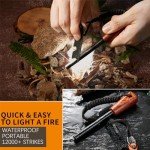 Fire Starter Kit with Wooden Handle & Striker