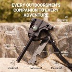 Emergency Fire Starter Tool with Compass & Whistle