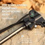 Emergency Fire Starter Tool with Compass & Whistle