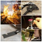 Emergency Fire Starter Tool with Compass & Whistle