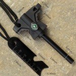 Emergency Fire Starter Tool with Compass & Whistle