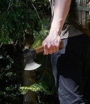 WICING 8-Inch Hand Axe with Leather Sheath