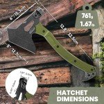 Tactical Survival Axe with G10 Handle