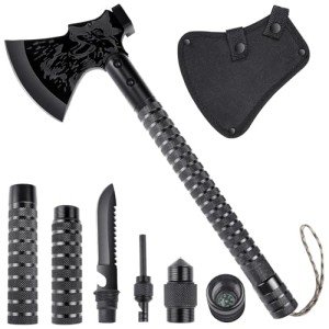 10-in-1 Survival Axe and Outdoor Tool