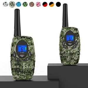 Topsung M880 Long Range Walkie Talkies - Camo 2 Pack