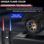 Adjustable Windproof Torch Lighter with Safety Lock