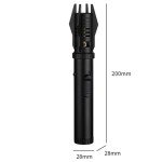 Adjustable Windproof Torch Lighter with Safety Lock