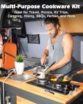 Hozzen Camping Cooking Set for Outdoor Adventures
