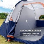 HIKERGARDEN Family Camping Tent for Emergencies