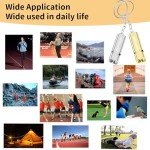 Premium Emergency Whistles with Lanyard - 2 Pack