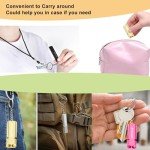 Premium Emergency Whistles with Lanyard - 2 Pack