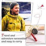 12-Pack Emergency Whistles with Keychain - Loud Safety