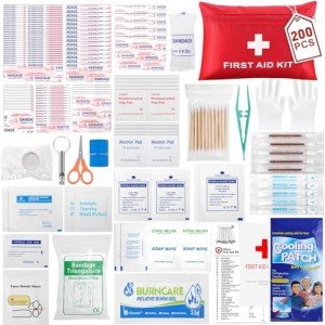 Compact Waterproof First Aid Kit – 200 Pieces