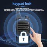 Rechargeable Mini Walkie Talkies for Emergencies (2-Pack)