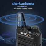 Rechargeable Mini Walkie Talkies for Emergencies (2-Pack)