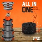 Smokey Camp 10-Piece Camping Cooking Set