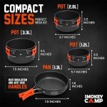 Smokey Camp 10-Piece Camping Cooking Set
