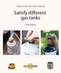 Portable Windproof Camping Stove with Carrying Bag