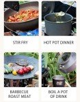 Portable Windproof Camping Stove with Carrying Bag