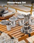 45-Piece Camping Cooking Utensil Set