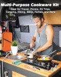45-Piece Camping Cooking Utensil Set