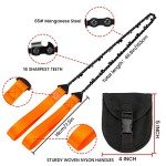 Portable 24-Inch Pocket Chain Saw for Emergencies