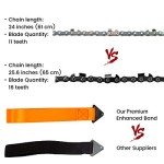 Portable 24-Inch Pocket Chain Saw for Emergencies