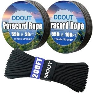 550 Paracord Rope 50ft - Tactical Survival Cord
